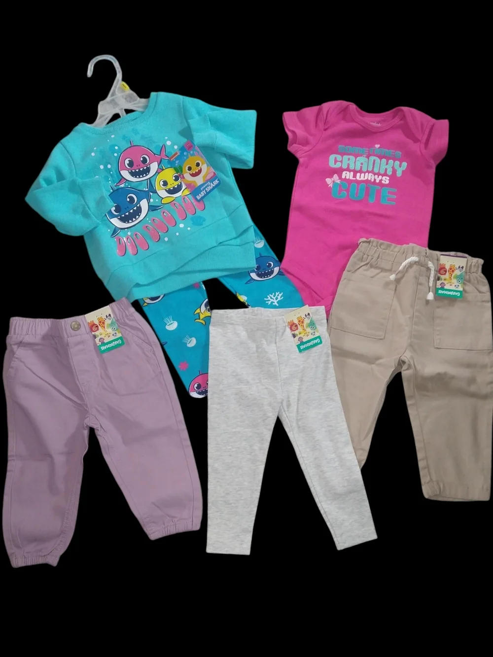 New Assorted Girls Bottoms & Tops Set